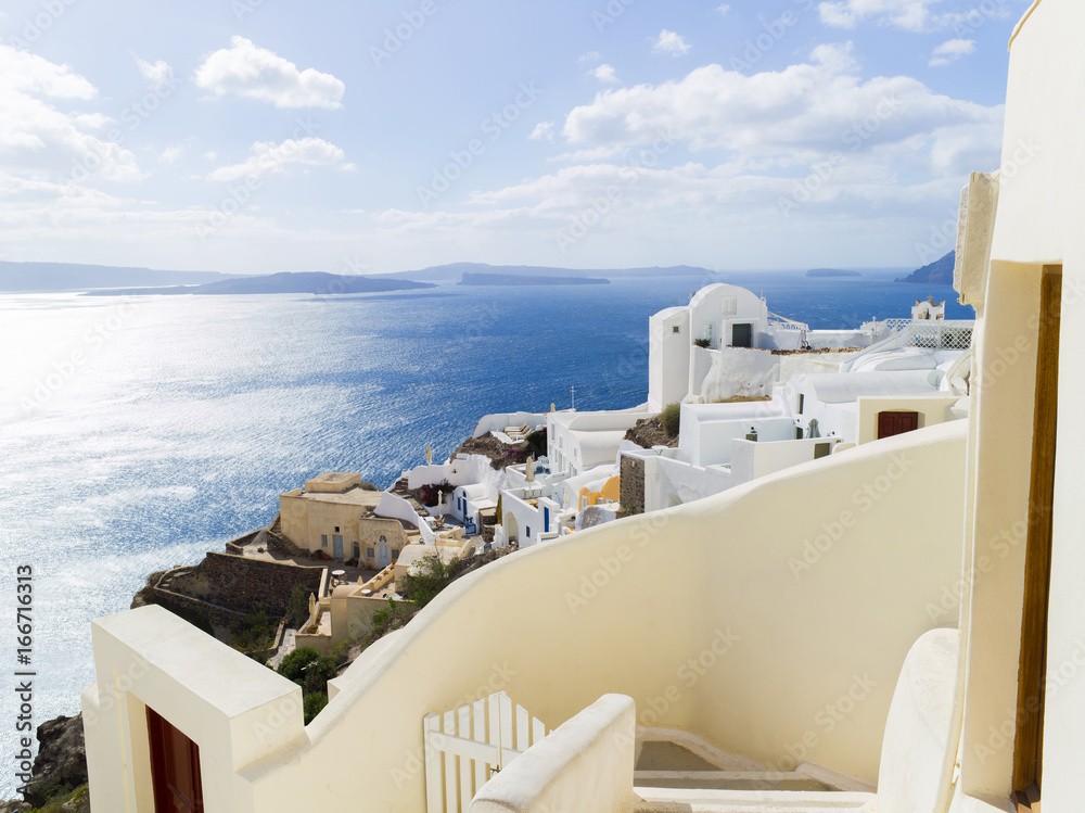 Obraz premium Landscape Santorini Island, Fira, , Greece