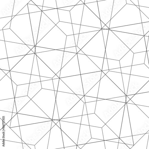 Vector abstract hexagon pattern. Modern texture with repeating geometric grid