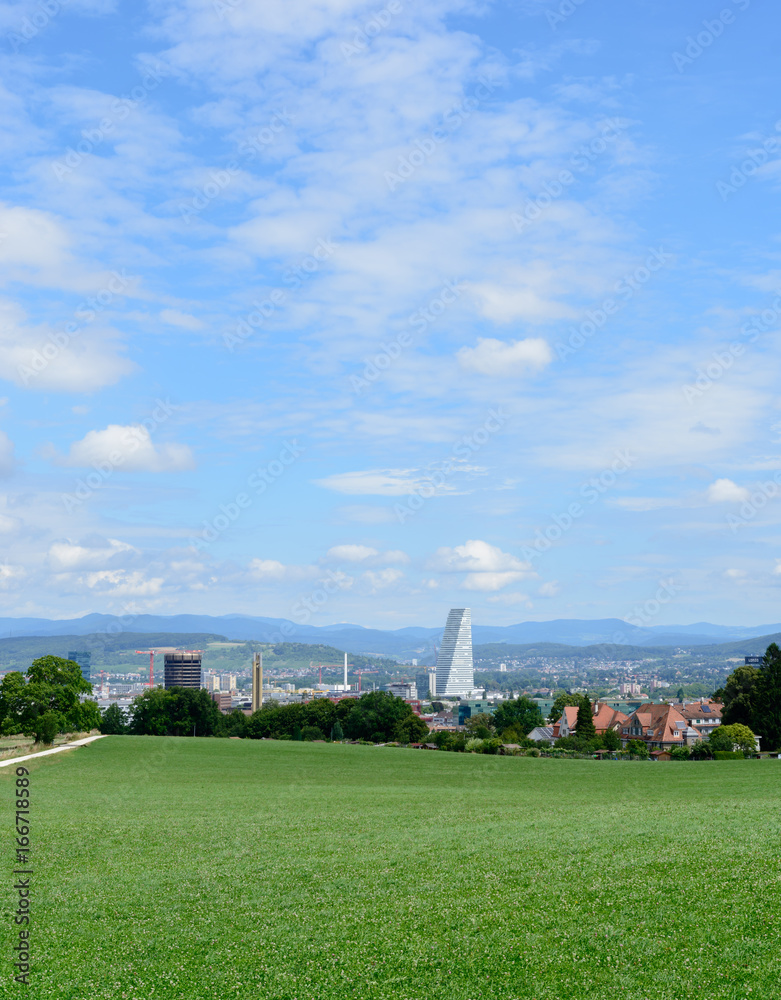 Fototapeta premium Skyline von Basel