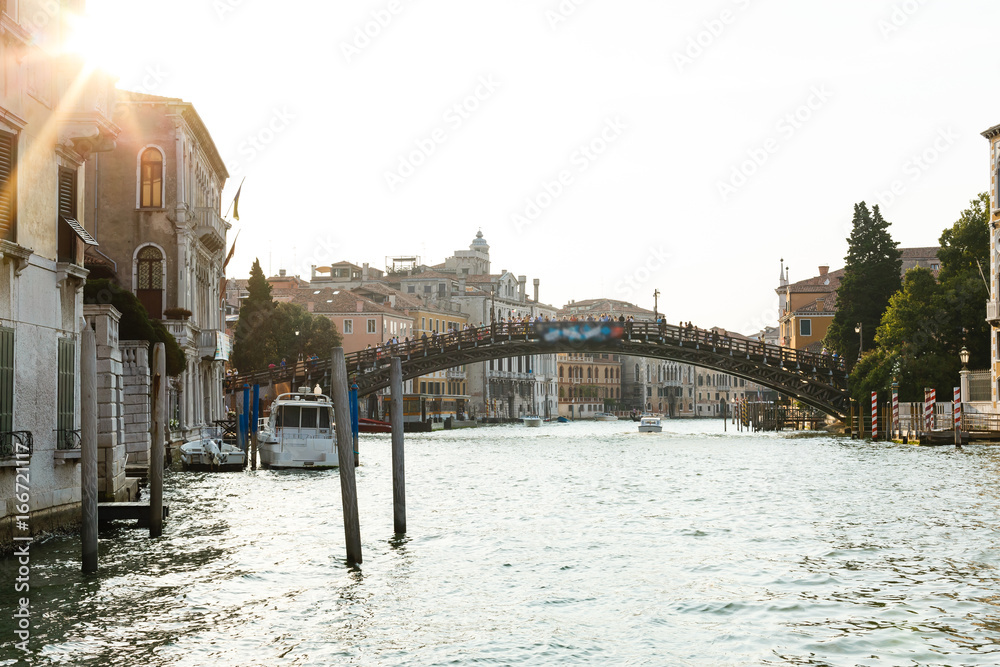 Ponte dell' Accademia, Venice, Italy.