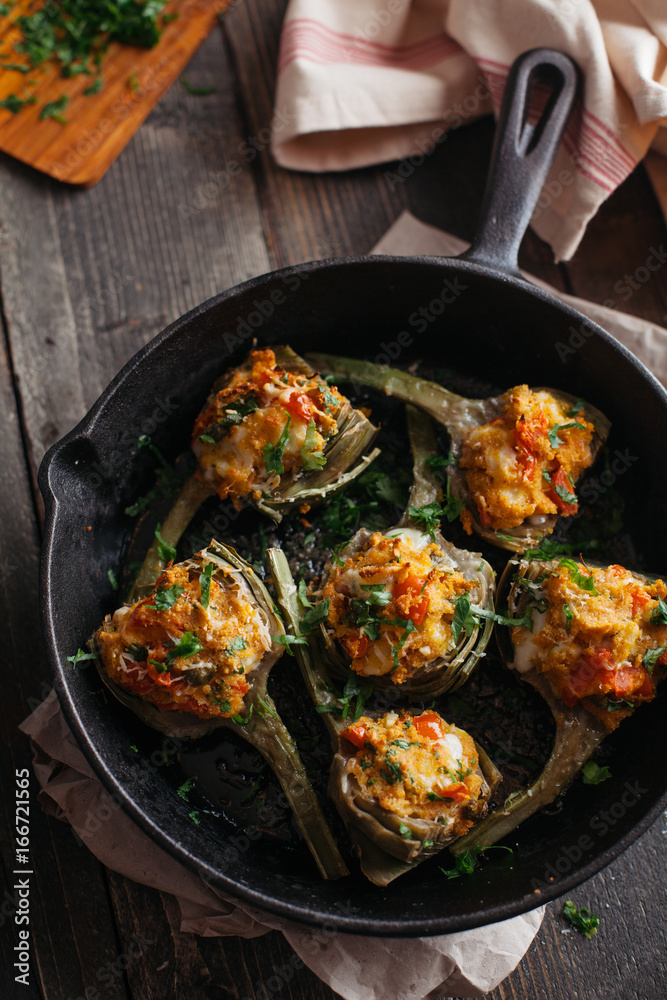 Stuffed artichokes Stuffed artichokes