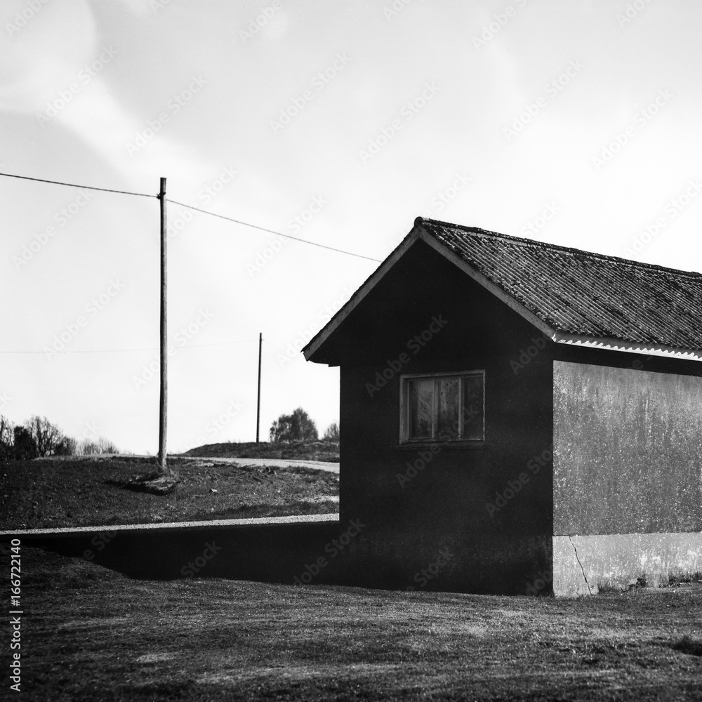 House and telephone lines