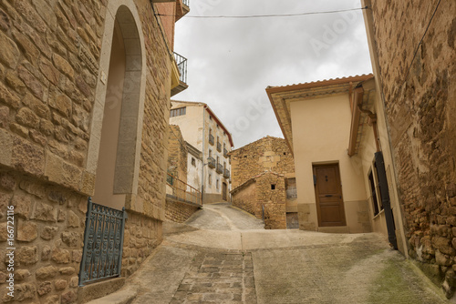 The village of Cirauqui in Navarre, Spain photo