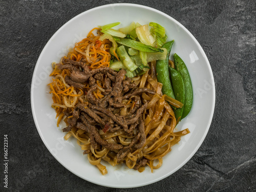 Thai Style Beef Noodles in Chilli Sauce