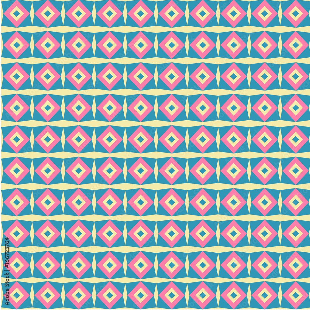 Abstract repeating pattern in Boho style