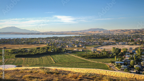 Panoramic view of the Van city  Turkey