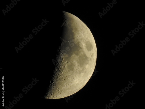 moon, lunar, craters, sky, night, astronomy, planet, black, 
