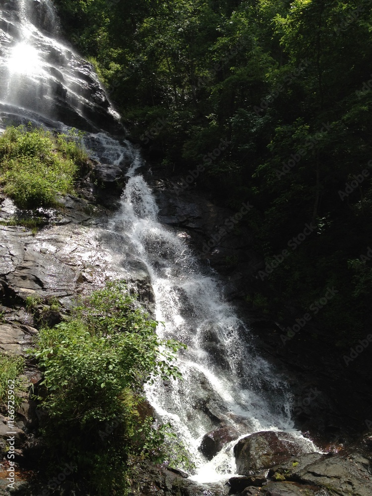 Fototapeta premium Georgia Mountain Waterfall