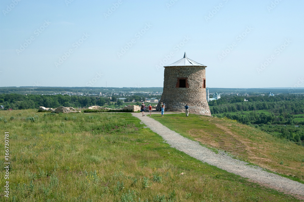 Corner tower of Elabuga fortress, Elabuga, Tatarstan, Russian Federation