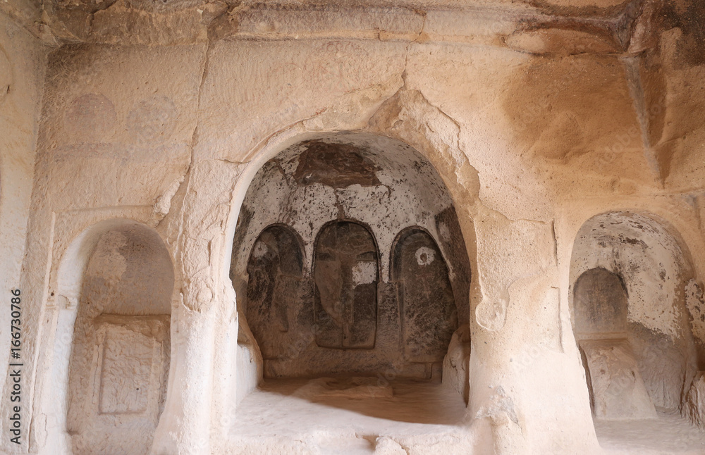 Cave Church in Zelve Valley, Cappadocia Cave Church in Zelve Valley, Cappadocia