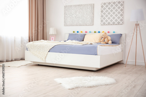 Comfortable kids room interior