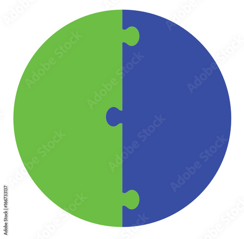 Two Part Circular Puzzle