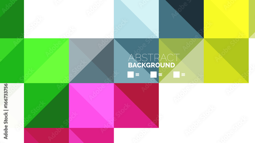 Modern geometric presentation background