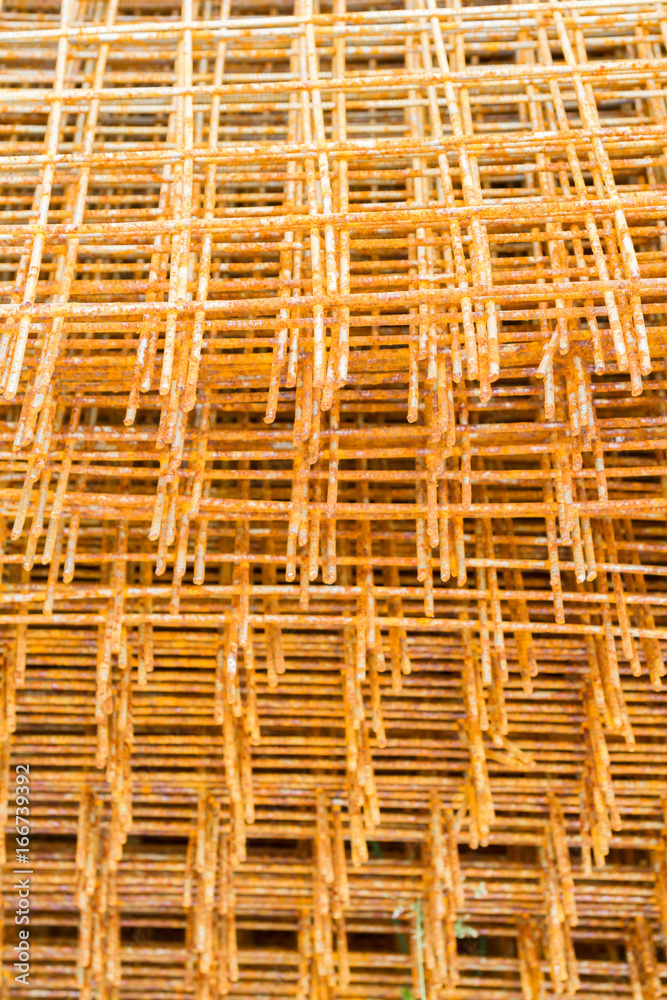 Mesh reinforcement on the sale on the basis of the building