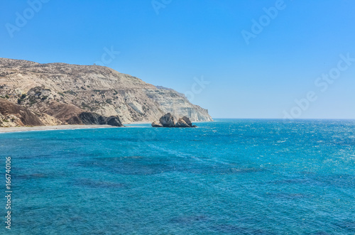 Mediterranean sea, Cyprus, Aphrodite's Rock