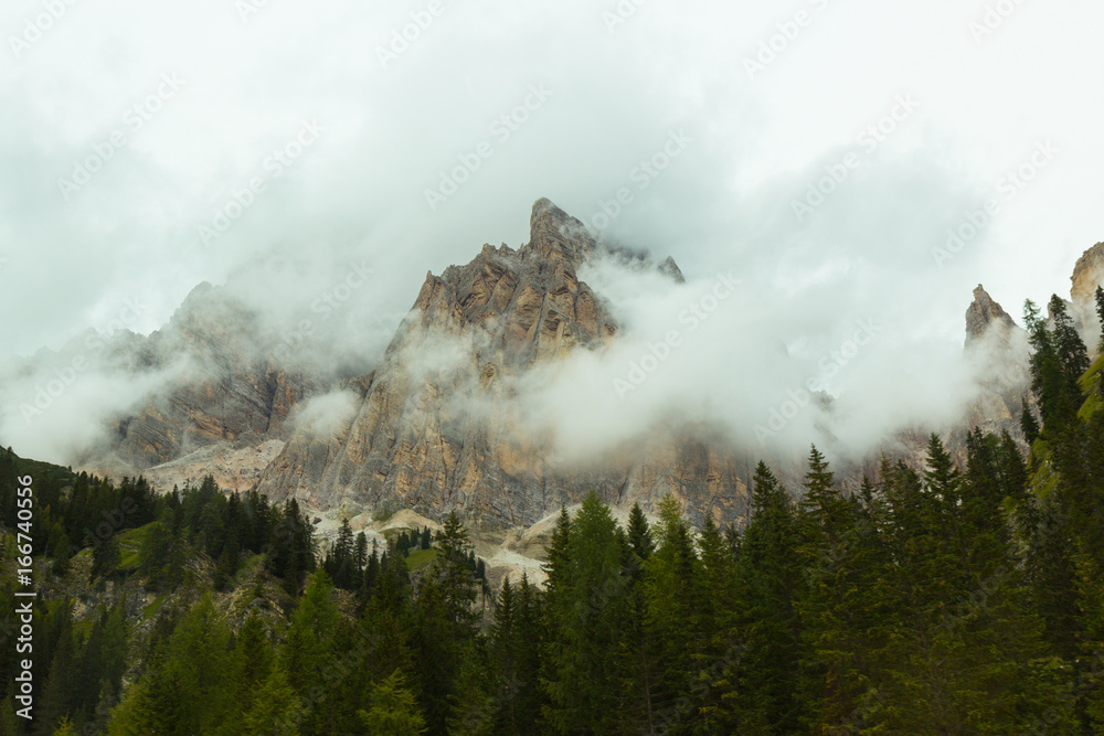 Obraz View od Dolomites alps in summertime