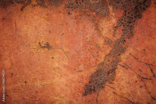 Rusty worn sheet of metal i...