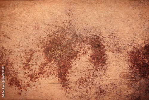 Rusty worn sheet of metal i...
