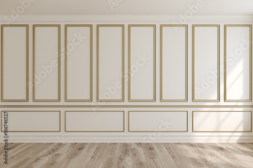 Empty beige room