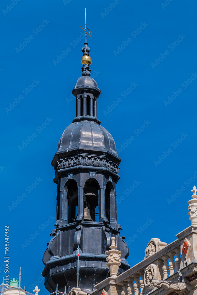 Obraz premium Chateau de Saint-Germain-en-Laye, around 13 miles west of Paris. Work at Chateau was begun in 1124 by Louis VI as a fortified hunting-lodge. It now - National Museum of Archaeology. France.