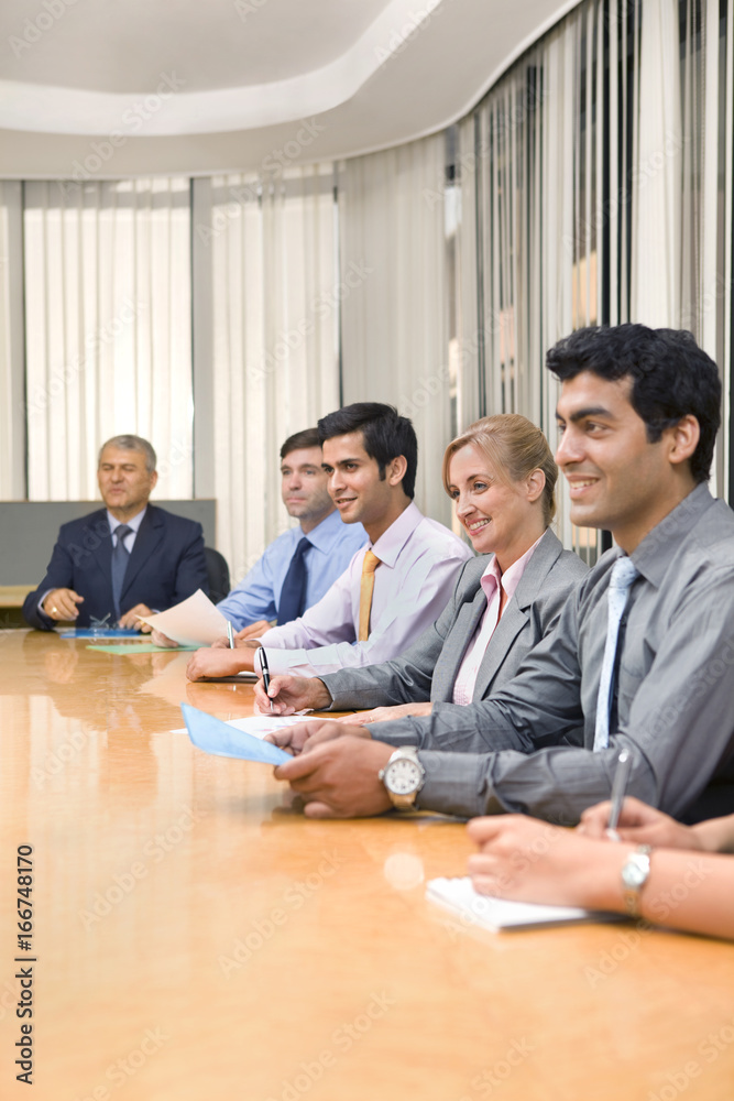 Business executives in a meeting Business executives in a meeting
