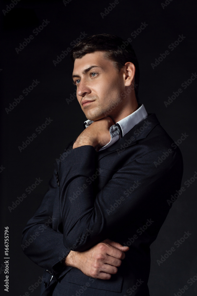 Handsome young man in suit Handsome young man in suit
