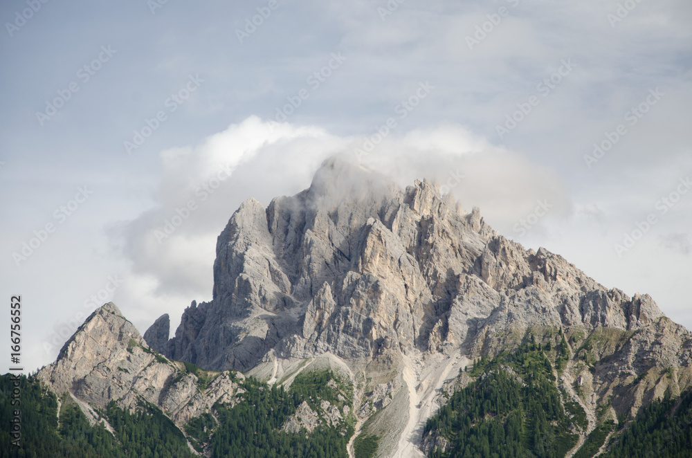 Dolomite landscapes in the summer
