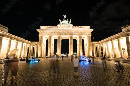 Brandenburger Tor at night - Brandenburg Gate  Berlin  Germany