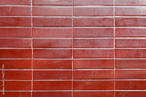 Shiny red brick wall texture
