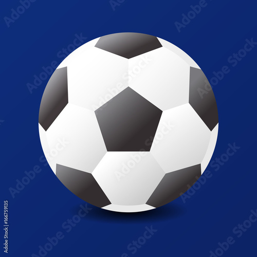 Football vector icon  soccer ball vector illustration