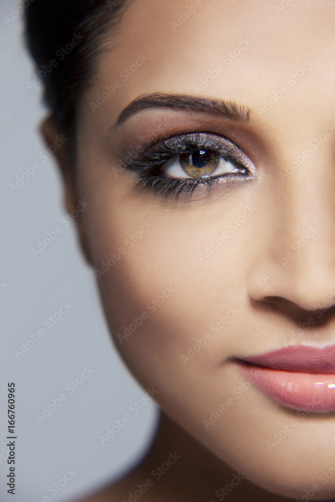 Close-up of a beautiful woman Close-up of a beautiful woman