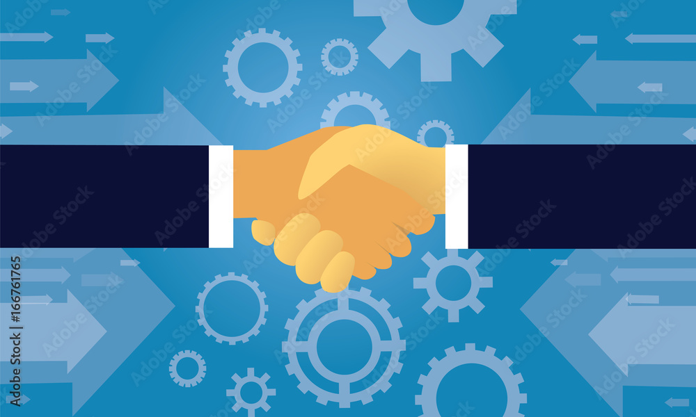 Business Deal Agreement Partnership Concept Business Deal Agreement Partnership Concept