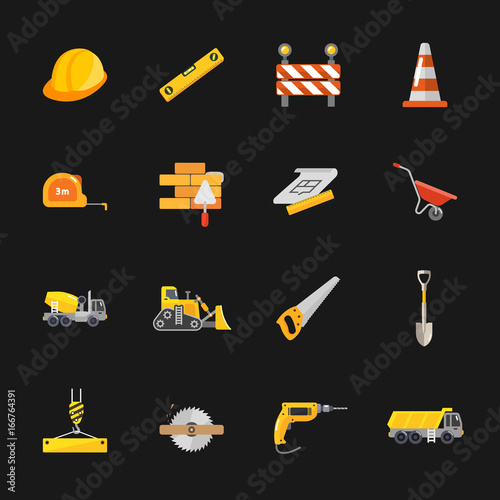 sixteen under construction icons