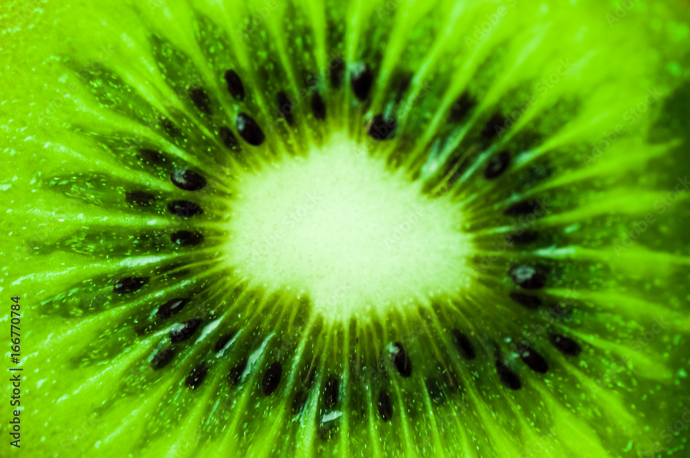 Bright green sour kiwi awakens the appetite Bright green sour kiwi awakens the appetite
