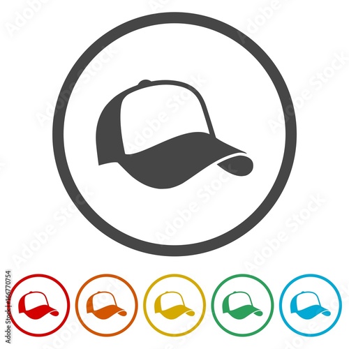 Cap Icons set - Illustration 