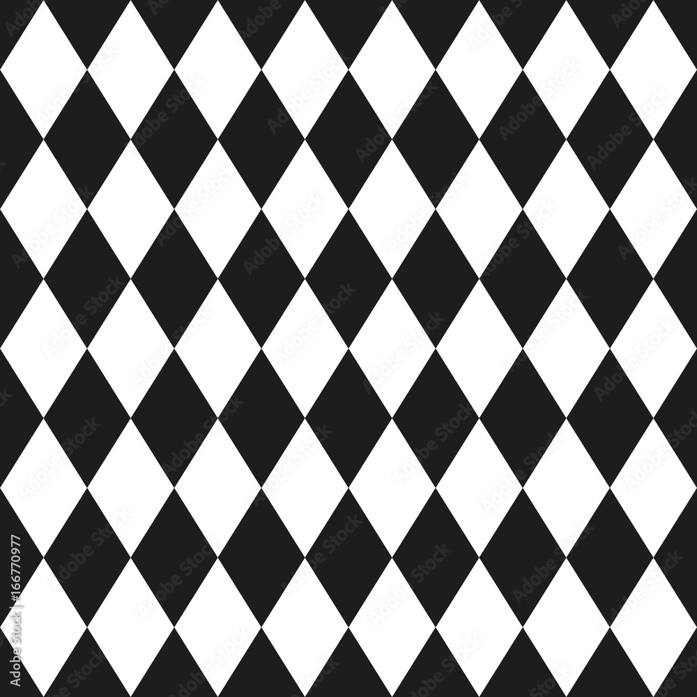 Monochrome seamless pattern in 80s style