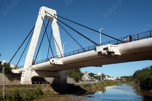 Ponte Estaiada Irineu Bornhausen, Brusque, Santa  Catarina, Brasil