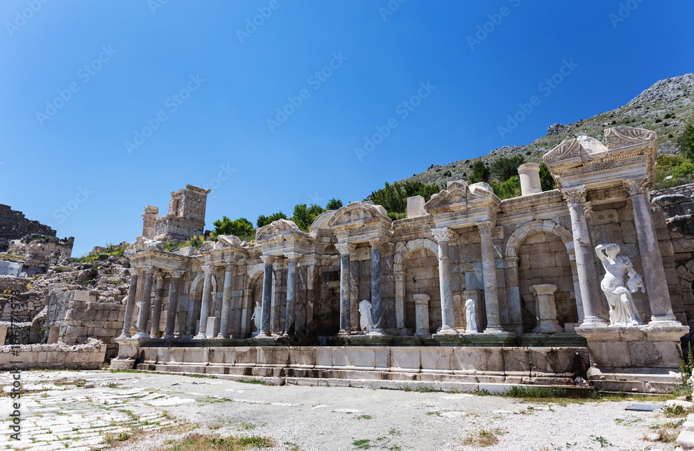 Agora at ancient ruins of Sagalassos