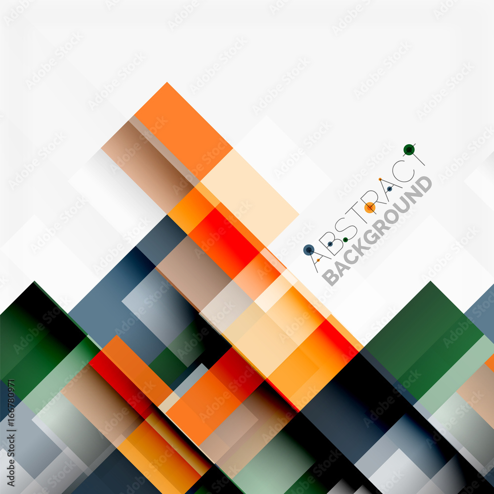 Abstract blocks template design background, simple geometric shapes on white, straight lines and rectangles Abstract blocks template design background, simple geometric shapes on white, straight lines and rectangles
