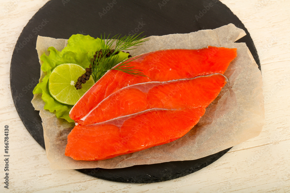 Salted salmon