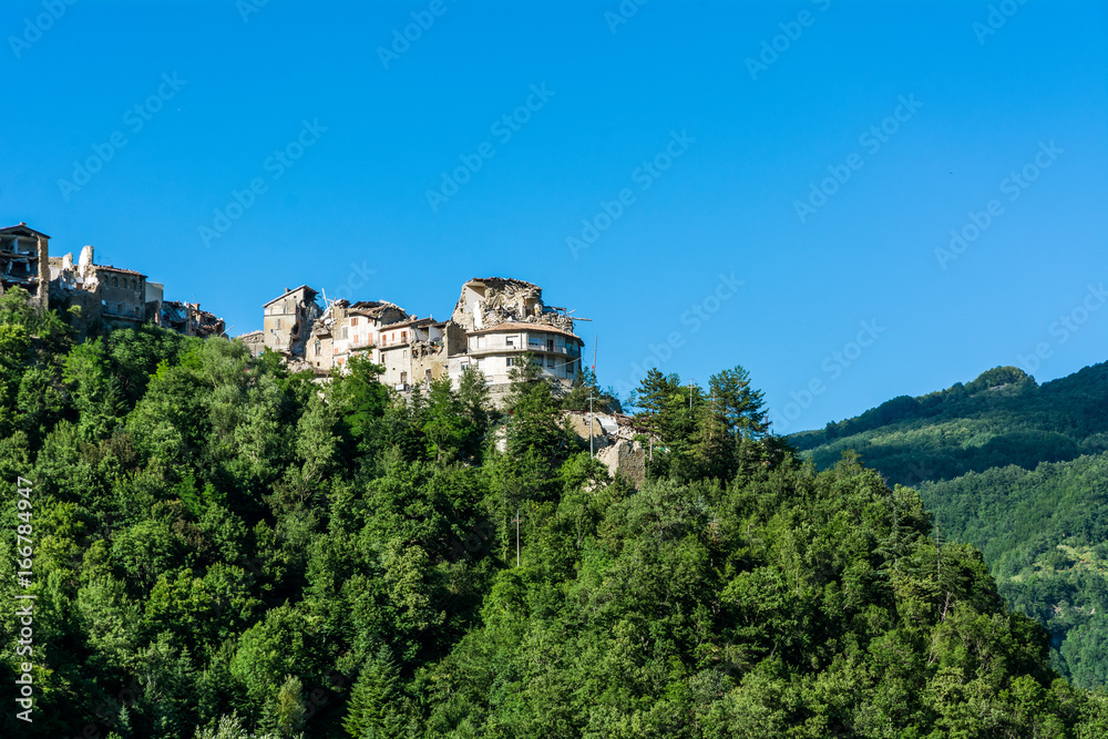 Arquata del Tronto's medieval village destroyed by the earthquake