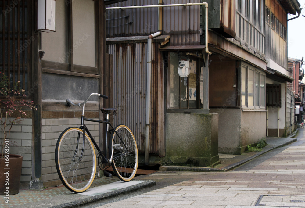 Street scene in Kanazawa, Japan