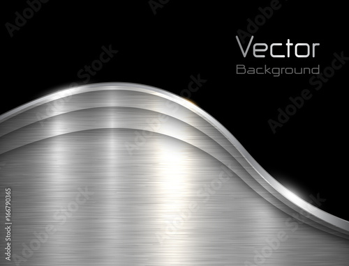 Background silver metallic with brushed metal  texture,