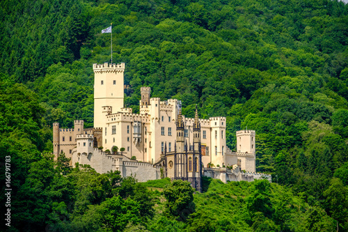 Stolzenfels Castle at Rhine Valley near Koblenz, Germany.