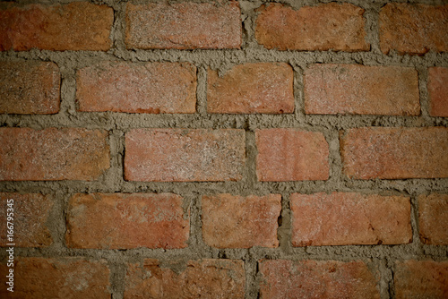 old wall brick background / mortar