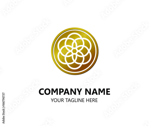 logo Ornaments gold elegant