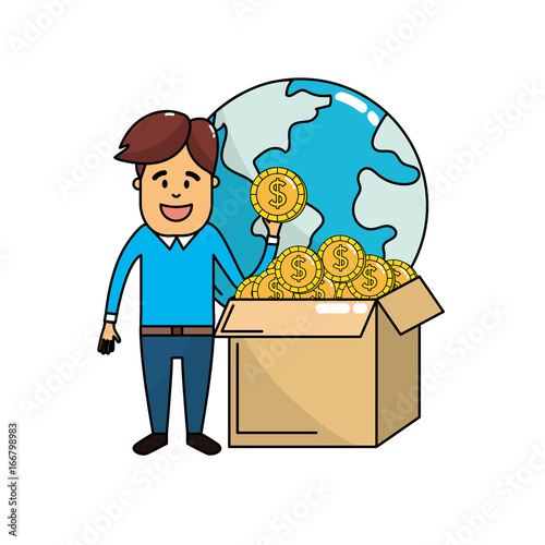 business negotiation money and global crowdfunding