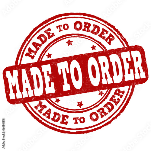 Made to order sign or stamp