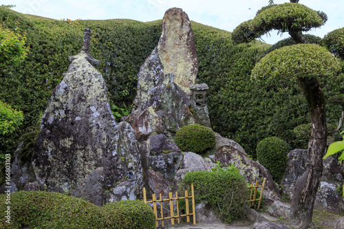 Japanese garden in Chiran Japan. photo