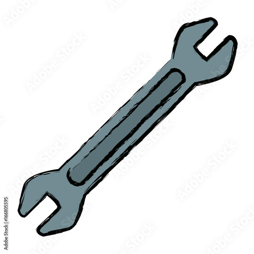 wrench spanner repair tool mechanic or engineer instrument